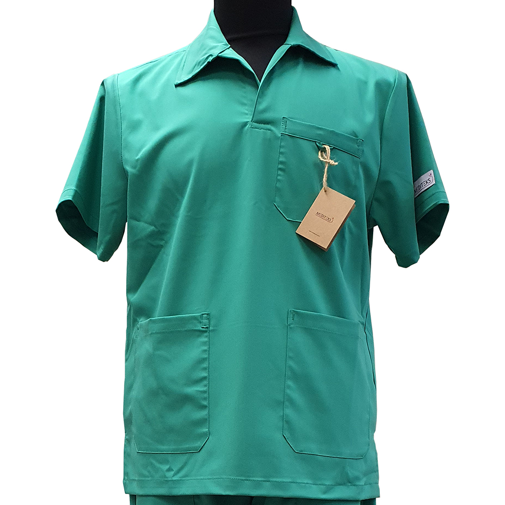 Areka medical uniform - green men top