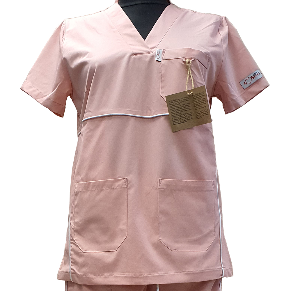Areka medical uniform - pink top